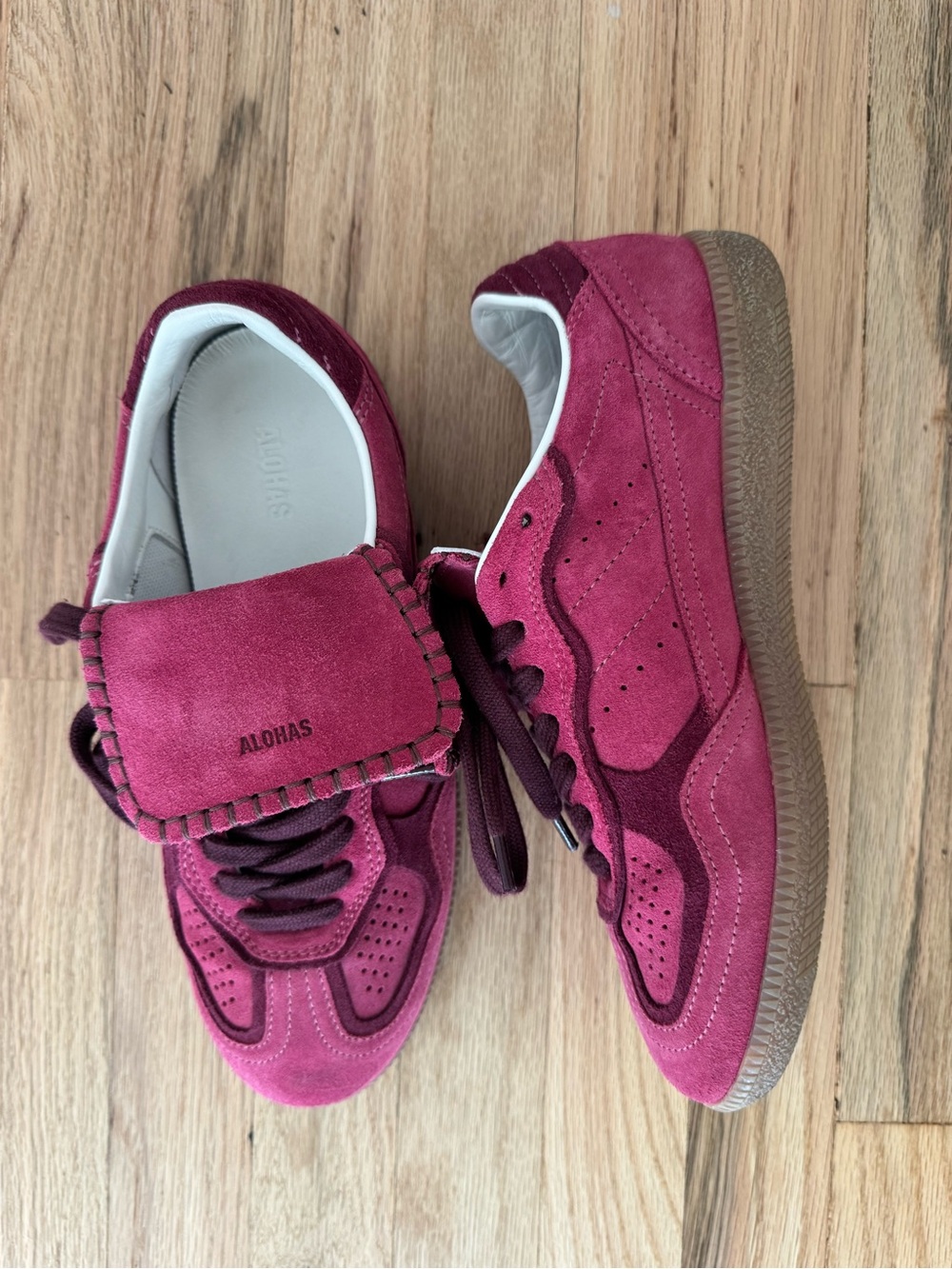 ALOHAS Sneakers - TB 490 club suede raspberry - Picture 3 of 6